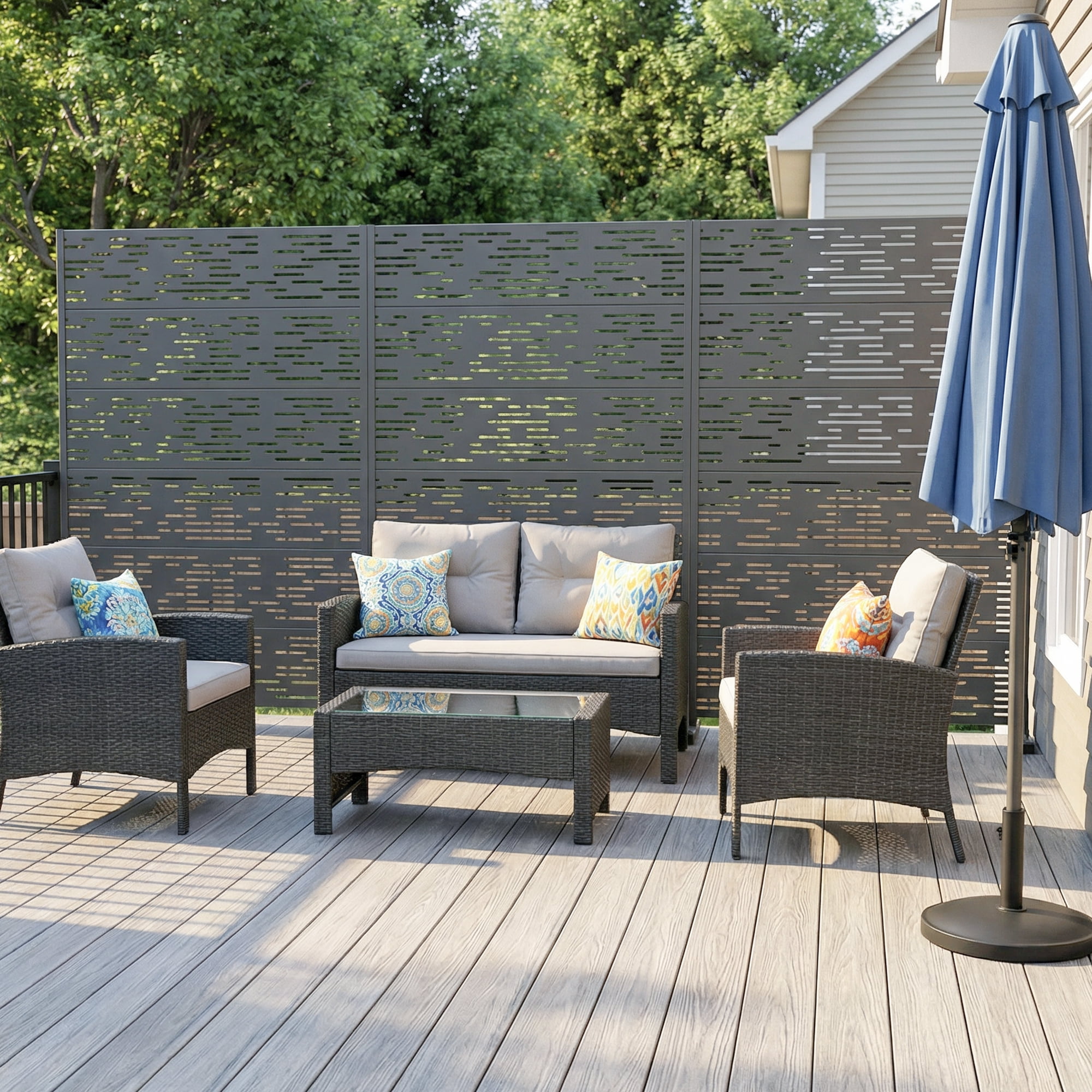 Outdoor Metal Privacy Screen