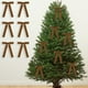 thumbnail image 4 of Set de decoraciones de lazos de terciopelo para árbol de Navidad de 6 | Lazos navideños suaves y de textura sedosa para árbol, coronas, guirnaldas | Elegantes adornos festivos de envolvente para, 4 of 6