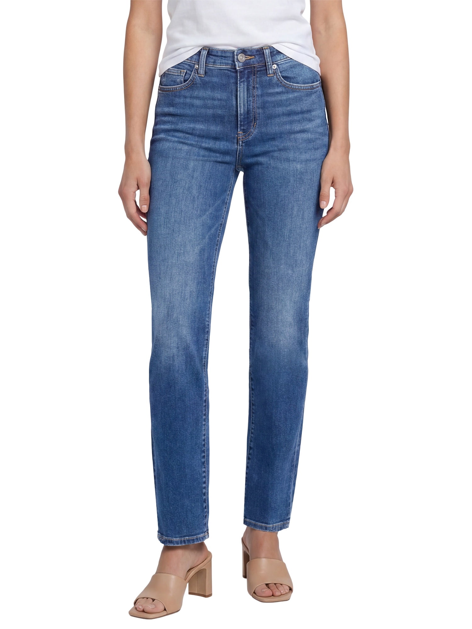NYDJ Women’s, Women’s Petite, and Women’s Plus Marilyn Straight Jean, Sizes 2-24, featuring Lift Tuck® Technology