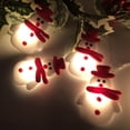 thumbnail image 4 of Christmas Snowman LED String Light Home  Party Lamp Decoration Hang Gift, 4 of 9