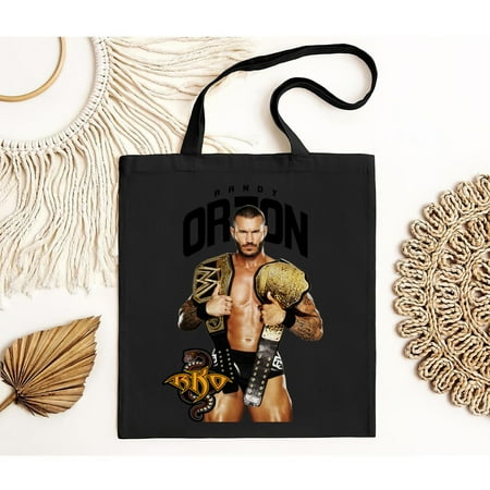 vintage Randy Orton Wrestling Tote Bag Black S- WWE HOT SALE - NEW - INSTOCK! HOT SALE - NEW - INSTOCK!-TH22798