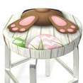 thumbnail image 3 of Naloa Brown Bunny Round Bar Stool Cushion Cover 12-14 inch, Fits Kitchen, Office, Restaurant Chairs - 13 inch, 3 of 7