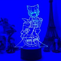 AVEKI-3D LED USB Anime Lamp Re Zero Starting Life in Another World LED Night Light for Room Decor Nightlight Gift Re Zero Rem Light (YF3)