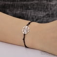 thumbnail image 2 of CJie Pulsera con dijes de Rosa y Flor de nacimiento para mujer, cadena roja de la suerte, pulsera de acero inoxidable, joyer铆a minimalista de moda, 2 of 2