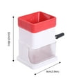 thumbnail image 3 of Oleegame 2PC Home Shredder Vegetable Stirrer Plastic Manual Stirrer Manual Stirrer Shredder Shaver Kitchen Tools Red, 3 of 9
