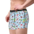 thumbnail image 2 of Kdxio Men's Boxer Briefs with Cartoon Animals Print - Comfortable and Breathable Underwear for Everyday Wear, 2 of 5
