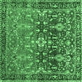 thumbnail image 1 of Ahgly Company Indoor Square Persian Emerald Green Traditional Area Rugs, 5' Square, 1 of 4