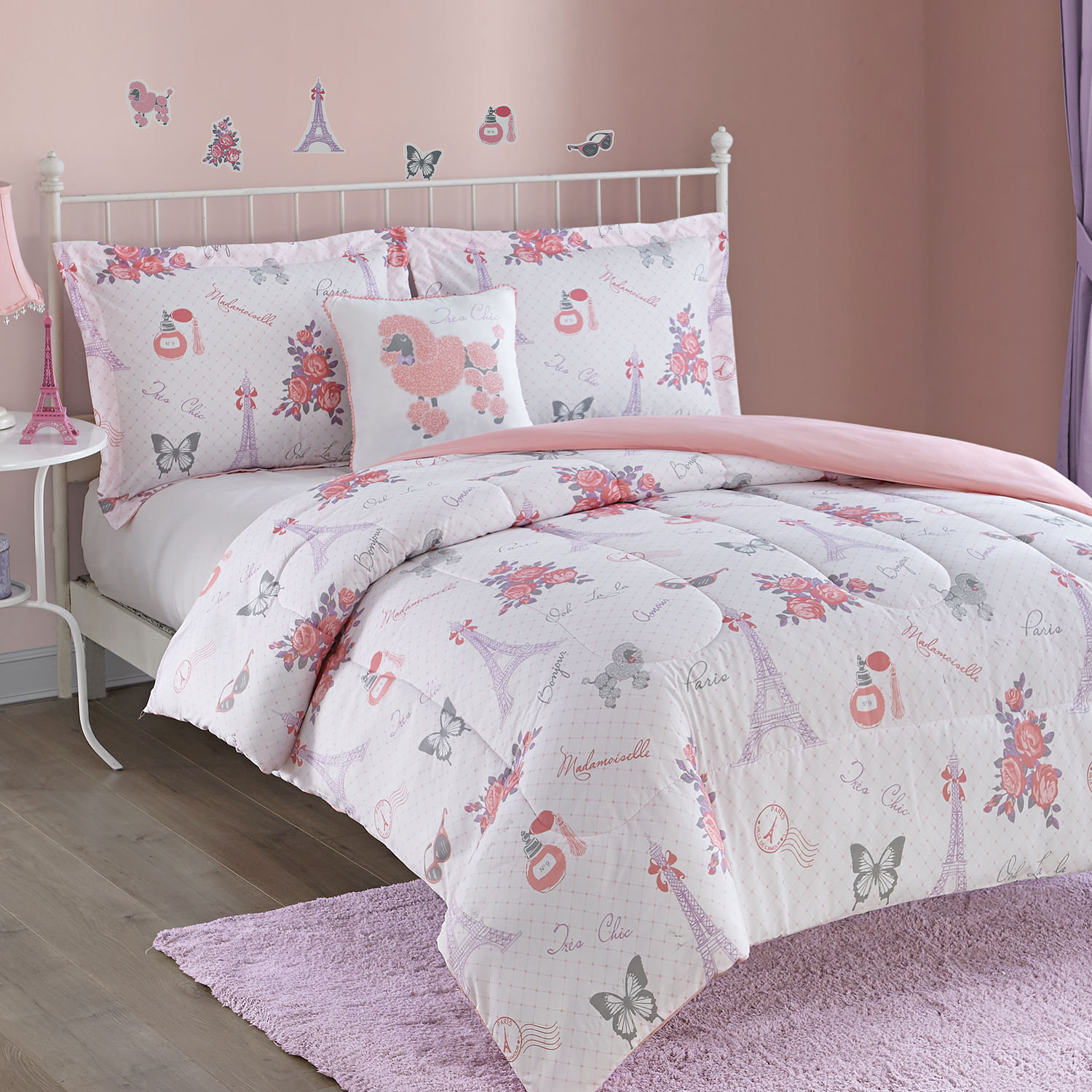 Paris Holiday 3pc Comforter Set Walmart Com