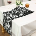 thumbnail image 2 of AUQ Table Runner,Flower Pattern Design Table Mats,Country Rustic Style Table Cover,31*200cm,Style7, 2 of 4