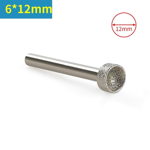 MYG Diamond Mounted Point Head Spherical Concave Coarse Grinding Bit for Jade Amber