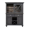 thumbnail image 6 of Ocean Isle Dark Gray Hutch & Buffet, 6 of 6