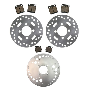 Front & Rear Brake Pads For 2003-2006 Yamaha Blaster 200 YFS200 – Carbon Finish, Foreverun Motor