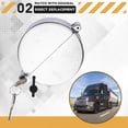 thumbnail image 5 of 2 PCS Upgrade Semi Truck Locking Fuel Cap Cover, for, 5 of 5