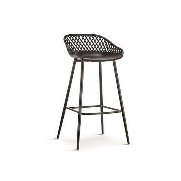 Banco de Bar Kessa Muebles Kuka Negro