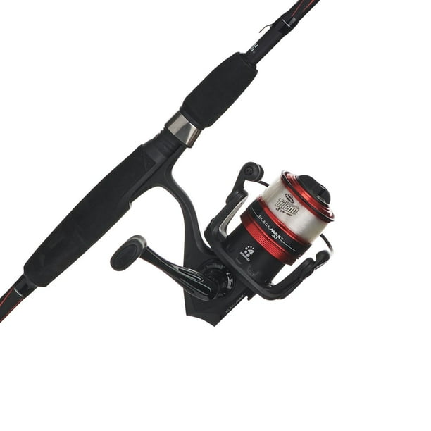 Abu Garcia Blackmax Spinning Fishing Rod And Reel Combo With Bonus Berkley Power Bait Hd Pogy Pack Walmart Com