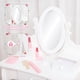 thumbnail image 4 of Para niños vanity set mirror y cajones - princess makeup dressing mesa y stool playset girls aged 4 - 9 - madera pretend play set creative dress - up fun, ideal as birthday gifts y room decor..., 4 of 7