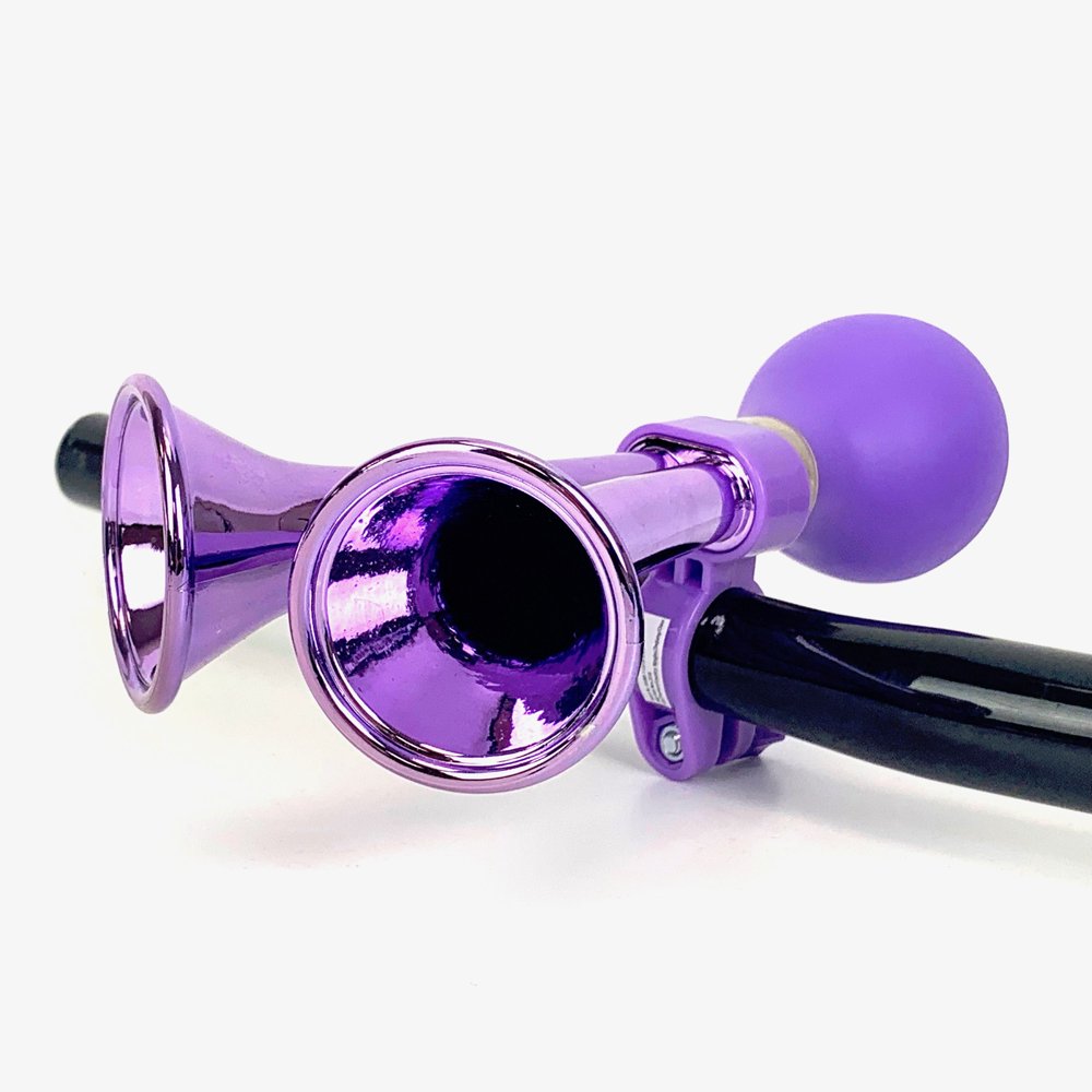 Zefal Purple Double Fun Bike Horn (Good for Safety, Loud)
