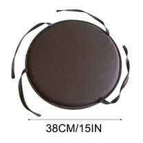 Round Chair Cushions,Indoor Outdoor Chair Cushions with Ties,Round Bistro Chair Cushions Set,Chair Pads for Dining Chairs,Round Outdoor Seat Cushion for Home Kitchen