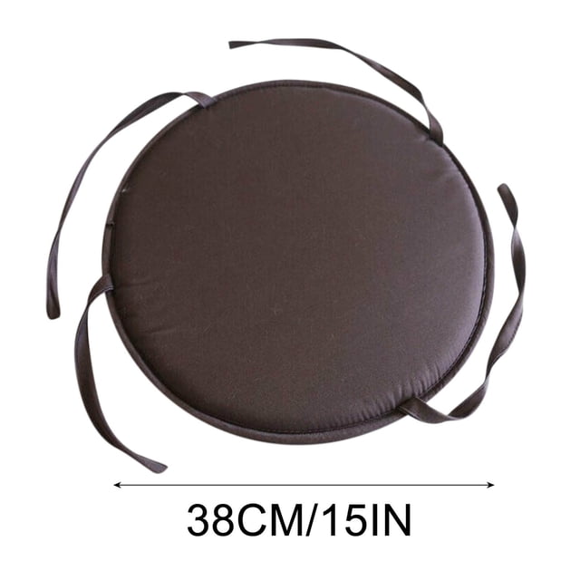 fheaev Coussins de Chaise Intérieur Extérieur Coussins de Chaise Ronds avec Attaches, Coussins Ronds pour Chaises de Salle à Manger Coussin de Siège Rond Coussins de Chaise de Jardin Ensemble pour Meuble