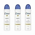thumbnail image 2 of 3 Pack Dove Original Antiperspirant Deodorant Dry Spray Moisturizing Cream, 250ml, 2 of 2