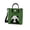 Green, variant on Army Green Army Green Pu Cute Panda Tote Bag For Women Casual Daily Shoulder Bag Soft Rubber Handles