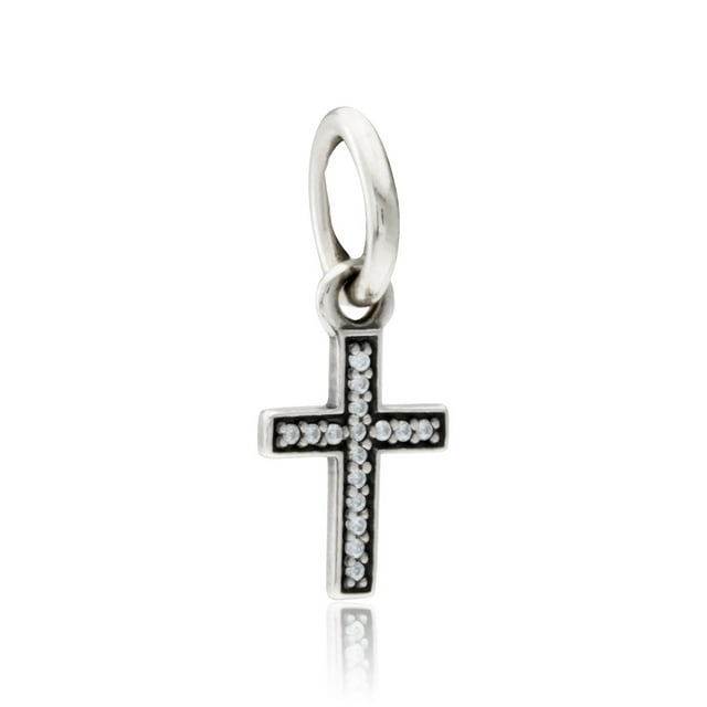 Symbol of Faith, Clear CZ Charm 791310CZ - Walmart.com