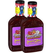 Famous Dave's Sweet & Zesty BBQ Sauce, 20 Ounce, Pack Of 2