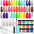 thumbnail image 1 of Kit de uñas en polvo para uñas AZUREBEAUTY, 31 unidades, para principiantes, 20 colores, 1 of 9