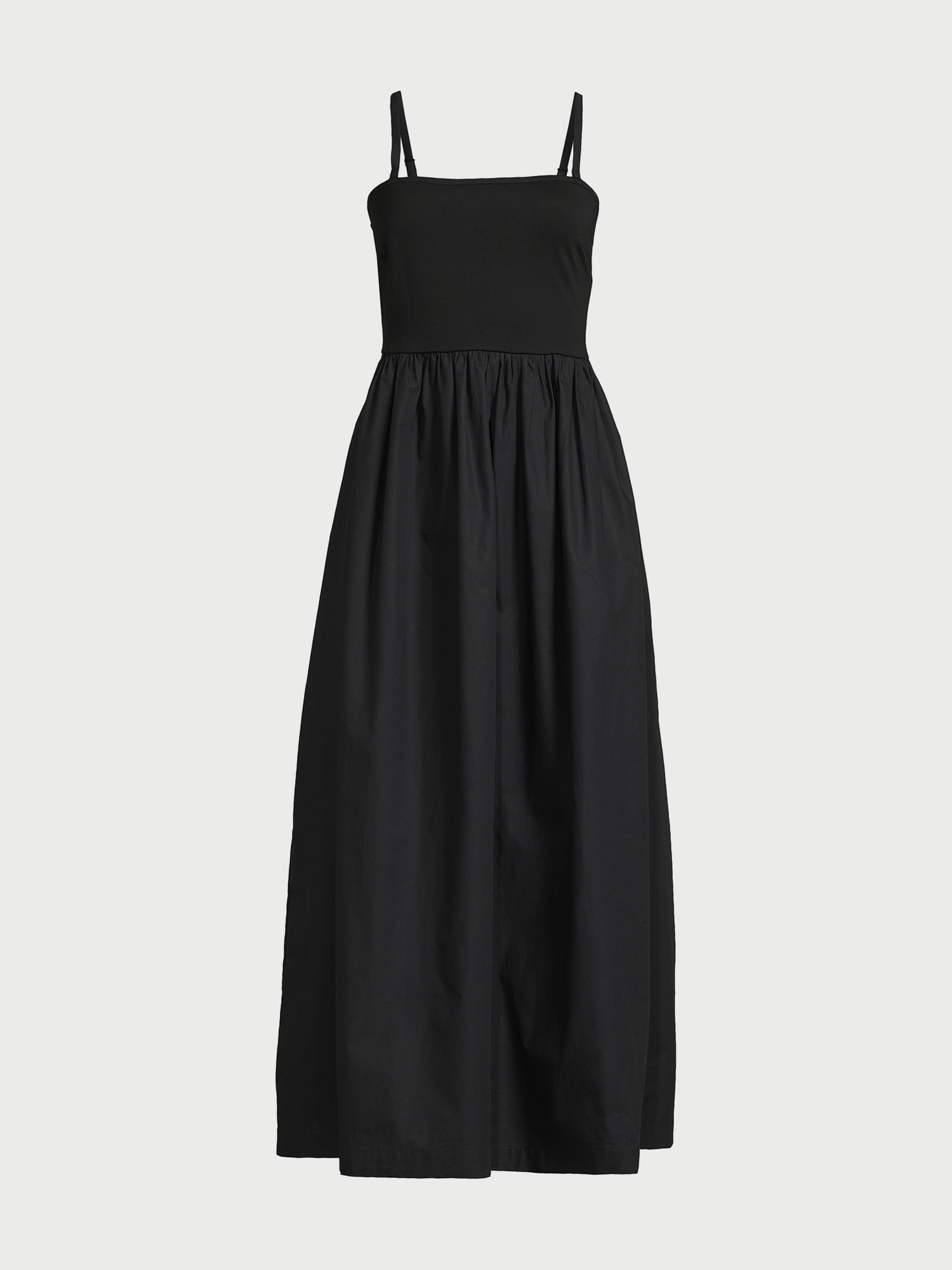 Scoop Women’s Mixed Fabric Maxi Dress, Sizes XS-XXL