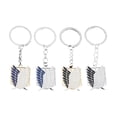 thumbnail image 1 of Juego De Llavero De 4 Piezas, Colgantes Colgantes Con Personalidad Para Mujer, Llavero De Aleación Simple A La Moda, Los Mejores Accesorios Para Novios Y Amantes Inevent AP006885-00, 1 of 6
