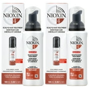Nioxin System 4 Scalp Treatment For Fine Chemically Enhanced Noticeably Thinning Hair 3.38oz (Pack of 2)