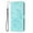 Green, variant on for iPhone 7 / 8 / SE 2022 & 2020 Wallet Case with Hand Strap, RFID Blocking Credit Card Holder, PU Leather Magnetic Folio Flip Kickstand Protective Shockproof Cover Women Phone Case,Blue