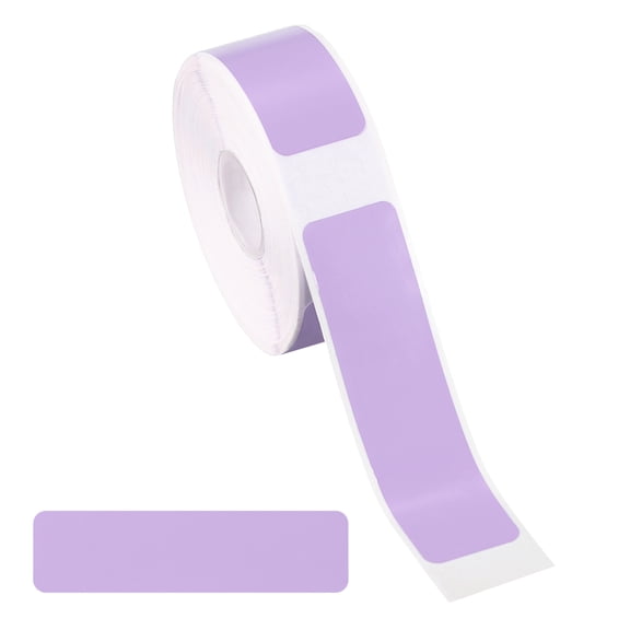 Thermal Label Stickers, 2x0.6" Thermal Label Self Adhesive 150 Tape/Roll for Name Tag, Purple
