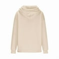 thumbnail image 4 of Aricy Womens Hoodies Pullover Plus Size Long Sleeve Casual Pullover Solid Hooded Oversized Sweatshirts Loose Fall Tunic Tops with Pocket, 4 of 6