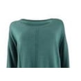 thumbnail image 2 of Style & Co Women's Tie-Front Sweater Green Size Medium, 2 of 3