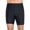 Solid Black, variant on Men Swim Trunks with Lining Endurance Flex Jammer Quick Dry Elastic Swimming Board Shorts