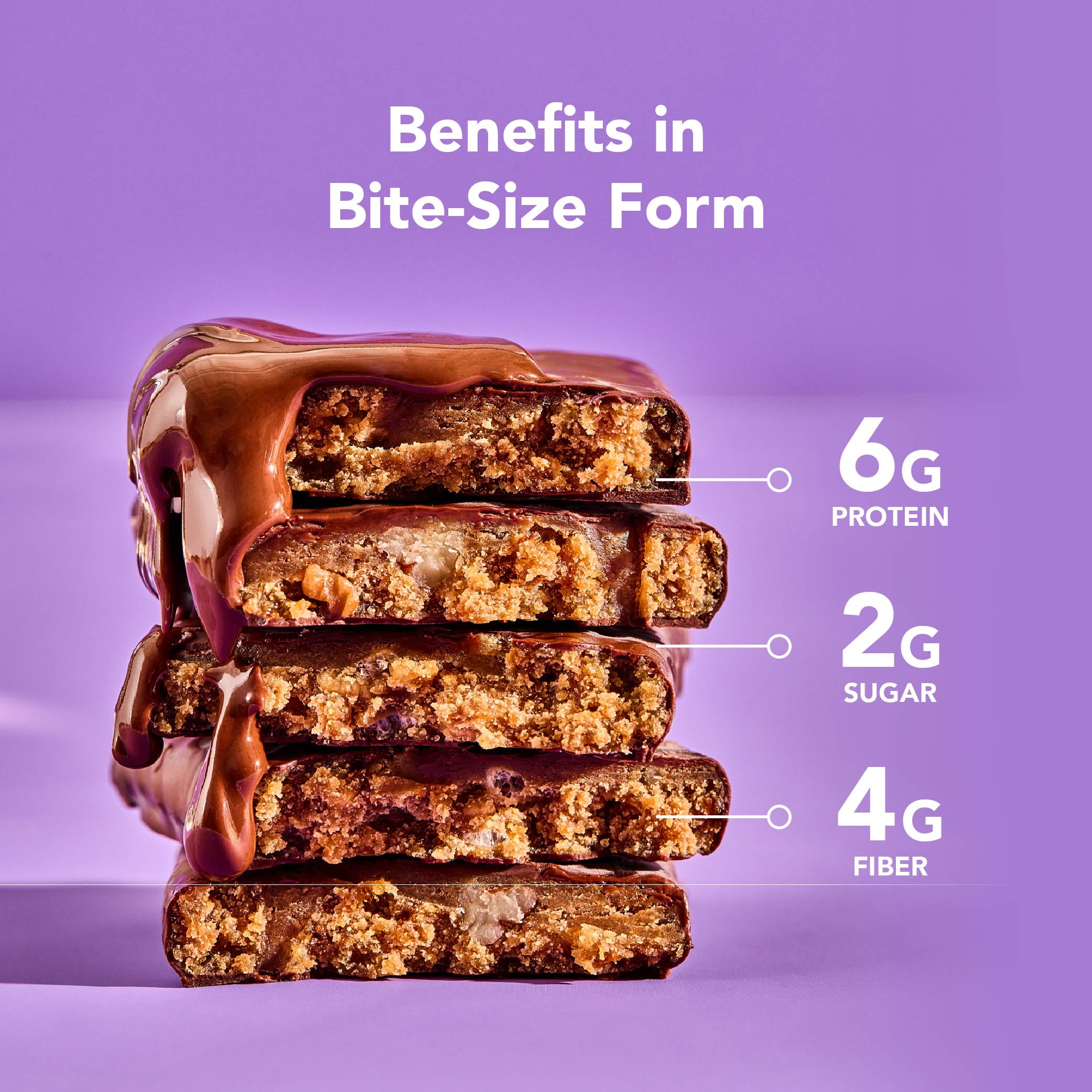 ALOHA, Plant Based Protein Mini Bars, Chocolate Caramel Pecan (Pack of 20)