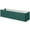 Green, variant on Beyamis Raised Garden Bed Kit Spring, Galvanized Metal Planter Box with Safety Edging for Flowers, Herbs and Vegetables, Green, 8x2x2ft