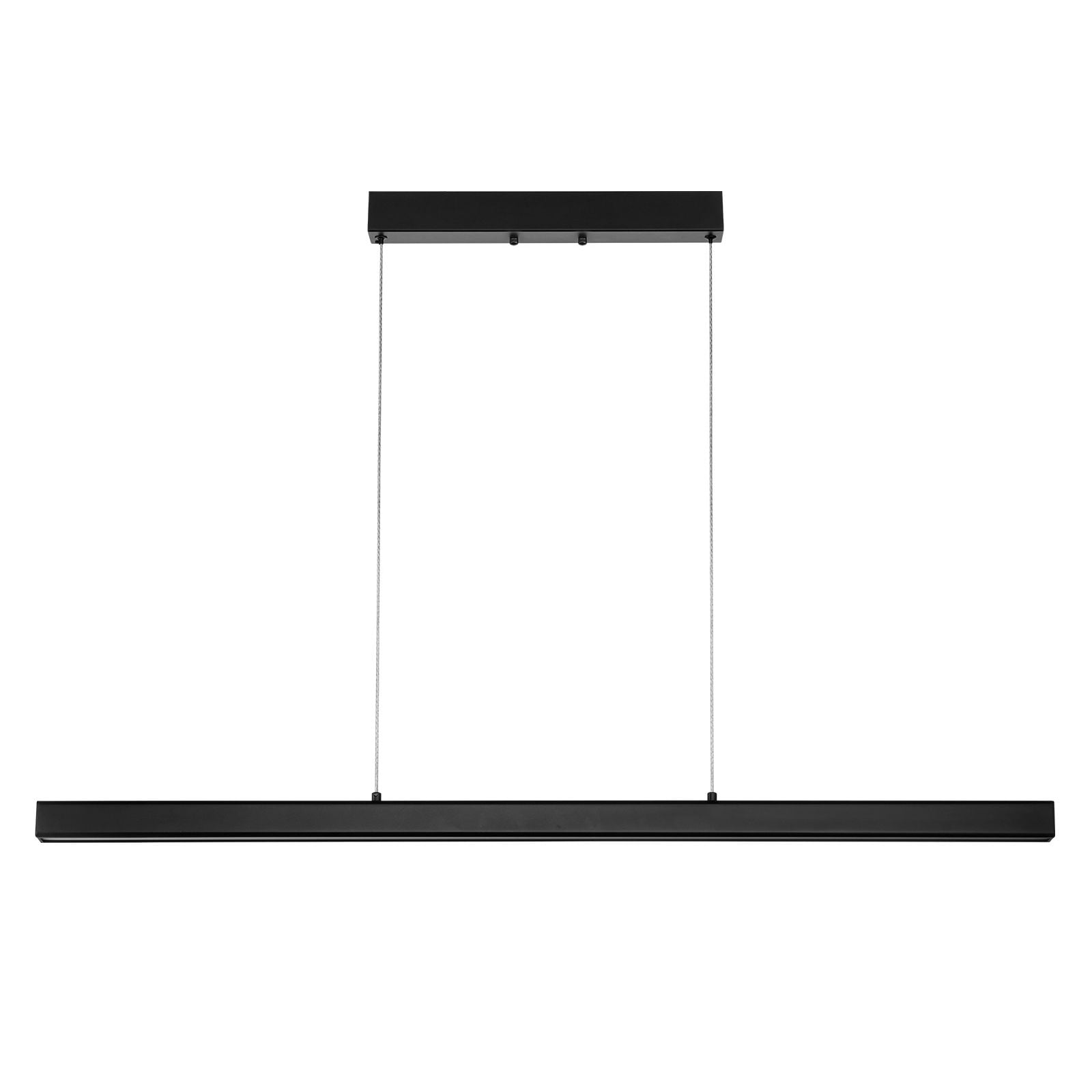 Dimmable LED Linear Pendant Light, 20W, 3 Color Temperatures (3000K/4000K/6500K), Adjustable 59" Ropes, 50,000-Hour Lifespan, for Kitchen Island, Dining Room & Living Room