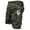 Camouflage-W2, variant on Men's Camo Cargo Shorts Elastic Waistband Drawstring Shorts Pants Outdoor Casual Camo Hiking Work Casual Big & Tall Camo Cargo Shorts Multi Pockets Twill Quick Dry Bermuda Shorts,Green 2XL