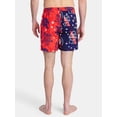thumbnail image 3 of Pabst Blue Ribbon Men's and Big Men's Swim Board Shorts, Sizes S-3XL, 3 of 5