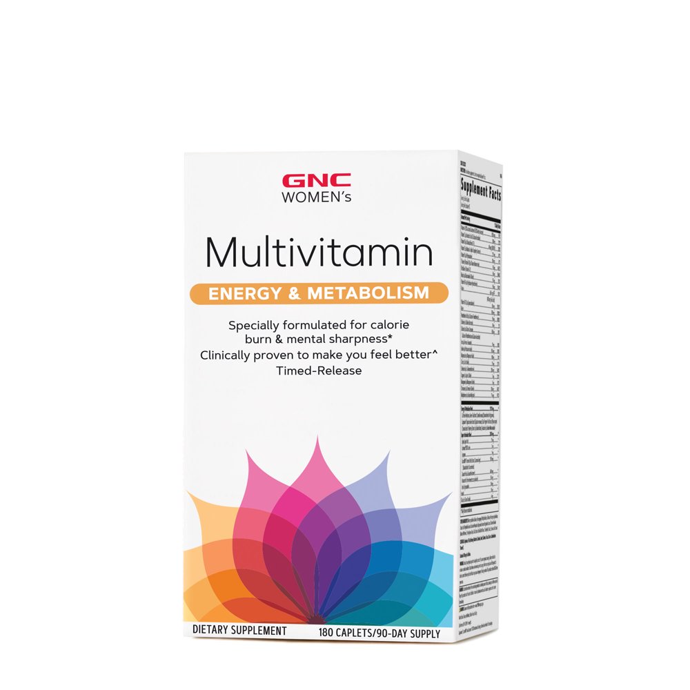 GNC Multivitamin Energy & Metabolism, 180 Caplets