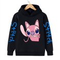 thumbnail image 3 of Ropa divertida Navidad Disney Stitch Sudadera con capucha niños dibujos animados chico niña niño Lilo y Stitch sudadera con capucha bebé Casual Top, 3 of 5
