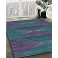 thumbnail image 3 of Ahgly Company Machine Washable Indoor Rectangle Transitional Dark Slate Blue Area Rugs, 7' x 9', 3 of 7