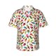 thumbnail image 1 of Balery Ice Cream Popsicles Camisas hawaianas de manga corta para hombre, camisas playeras de corte holgado, camisas de vacaciones con botones,Large, 1 of 7