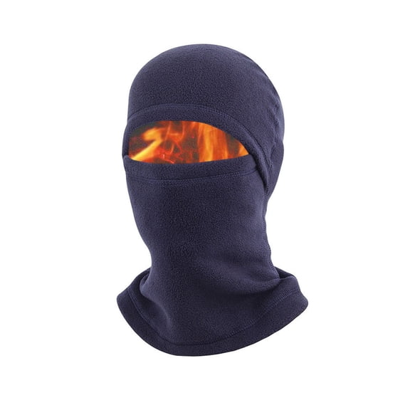 Outdoor Winter Warm Hat Neckband Integrated Cycling Mask, Winter Bal-aclava Ski Mask, Windproof Fleece Face Cover