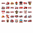 thumbnail image 2 of 35pcs-50pcs Colorful PVC Firefighter Kids Stickers Toy Sticker Pack for Phone Laptop Car Suitcase, 2 of 9