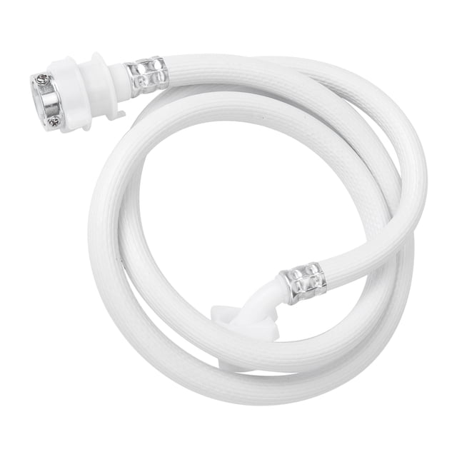 Tuyau d'Entrée en PVC Durable 1,5m pour Machine à Laver avec Entrée Filetée G3/4 Pouces (25mm), Paroi Épaisse 3mm, Renforcé en Fibre à 3 Couches, Résistance à la Pression 2,5mpa, Portée de Température 0-80°C, Flexible et Antidéflagrant