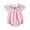 A05-Pink, variant on Sopiago Baby Fourth of July Outfit Girl American Flag Bubble Romper Bowknot Ruffle Bodysuit Smocked Toddler Baby Girl Clothes Red,12-18 Months