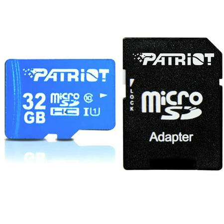 Patriot Instamobile 32GB Class 10 microSDHC Card with Micro SD Card Adapter Bundle - Walmart.com